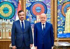 من الجبهات إلى الشريط الساحلي.. العليمي يناقش مع بن الوزير ملفات الأمن والتهريب في شبوة