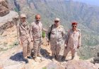 وفد عسكري يتفقد جبهات حيفان والمقاطرة لحماية طريق تعز