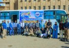وزير النقل يدشن النقل المجاني لطلاب جامعة عدن