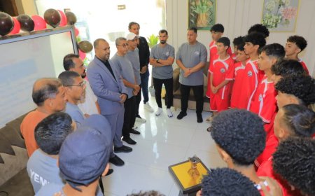 السلطة المحلية بحضرموت تحتضن معسكر منتخب الناشئين وتؤكد توفير كافة التسهيلات