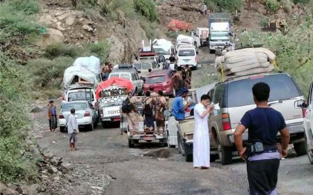 سيول غزيرة تعرقل حركة المرور في هيجة العبد