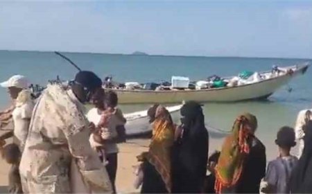 نزوح 1400 يمني من الساحل الغربي إلى جيبوتي خلال 24 ساعة