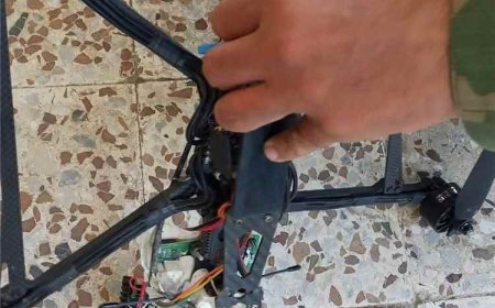 إسقاط مسيّرة حـ.ـوثية محمّلة بقذيفة هاون غربي تعز