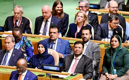 الدكتور عبدالله العليمي يتقدم وفد اليمن في اجتماعات الجمعية العامة للأمم المتحدة بنيويورك
