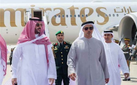 وزير الدفاع السعودي يبحث مع منصور بن زايد تعزيز العلاقات بين الرياض وأبوظبي