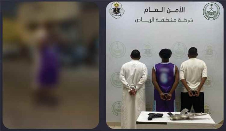 ظهر في مقطع متداول.. شرطة الرياض تضبط يمنياً ومواطنين لإطلاقهم النار في مناسبة