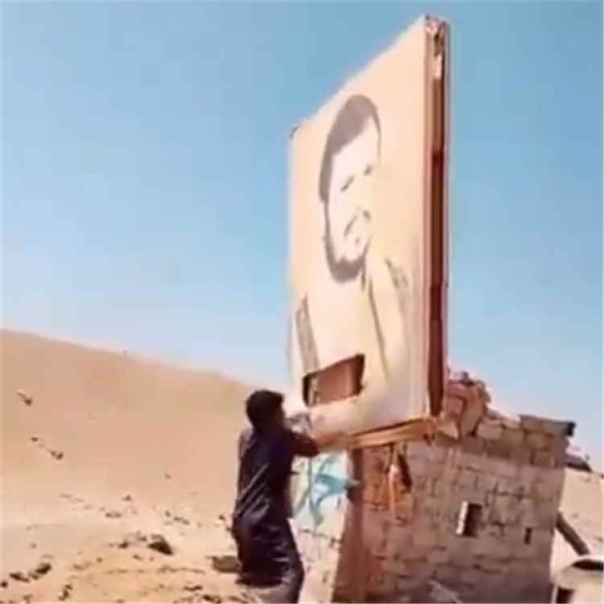 الجيش يمزّق صور الحـ.ـوثي عقب تحرير مواقع حـ.ـوثية