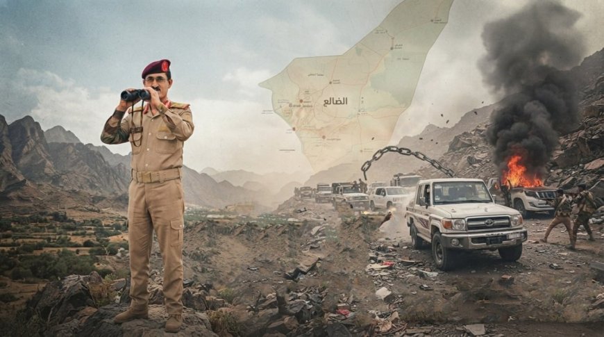 (تقرير) استهداف موكب وزير الدفاع في الضالع.. هل فضح تخادم «الانتقالي المنحل» مع الحـ.ـوثي، كطابورٍ خامسٍ يَطعَنُ الجبهاتِ من الخلف؟ أم أنها فوضى تستهدف هيبة الدولة وتستدعي ردعاً حاسماً؟