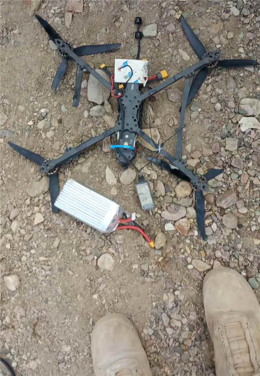 إسقاط مسيرة حـ.ـوثية في جبهة كهبوب