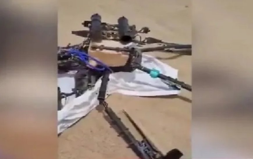 درع الوطن تعلن إسقاط مسيرة حـ.ـوثية في الجوف