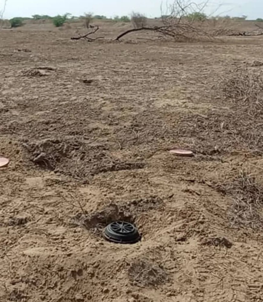 إصابة عناصر حـ.ـوثية بانفجار لغم أثناء زراعته أسفل جبل قرفان