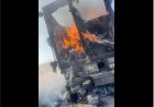 طيران مسيّر حـ.ـوثي يدمّر شاحنة فواكه شرق عتق بشبوة