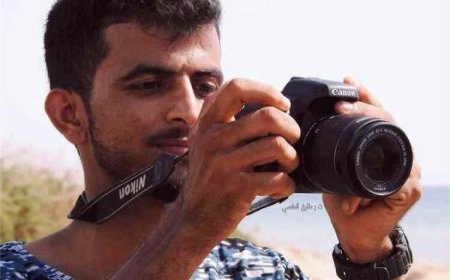 استشهاد المصور الحربي مفيد الجمالي في جبهة ذباب غربي تعز