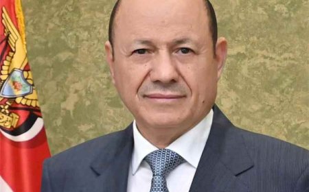 العليمي يشيد بموقف مصر تجاه السعودية ويوجه رسالة للقاهرة والرياض