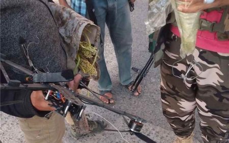 الجيش والمقاومة يسقطان مسيّرة حـ.ـوثية شرقي تعز