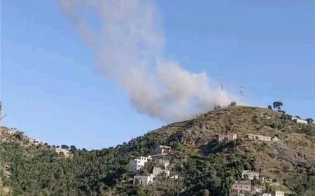 غارات جوية تستهدف مواقع ومنصات صواريخ حـ.ـوثية في مطار تعز ومحيطه