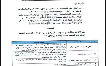 قرار جديد من البنك المركزي في عدن بتجميد حسابات وأصول قيادات ومسؤولين حـ.ـوثيين