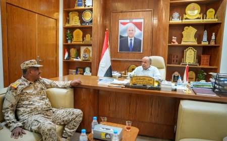 الخنبشي يتابع إجراءات تنظيم القوى البشرية الأمنية في وادي وصحراء حضرموت حضرموت