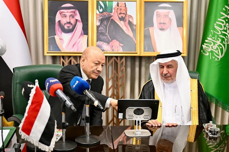 من الرياض.. العليمي يدشن حزمة مشاريع سعودية لإغاثة تعز والمحافظات اليمنية