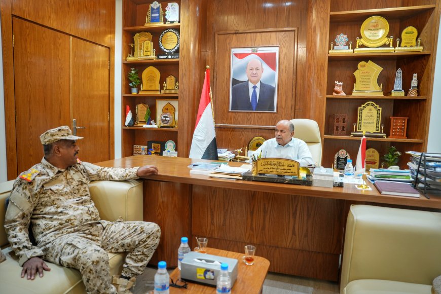 الخنبشي يتابع إجراءات تنظيم القوى البشرية الأمنية في وادي وصحراء حضرموت حضرموت