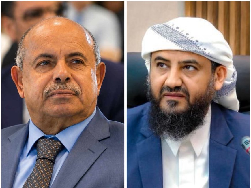 اتصال بين الخنبشي والمحرمي لمناقشة مستجدات عملية فجر اليمن