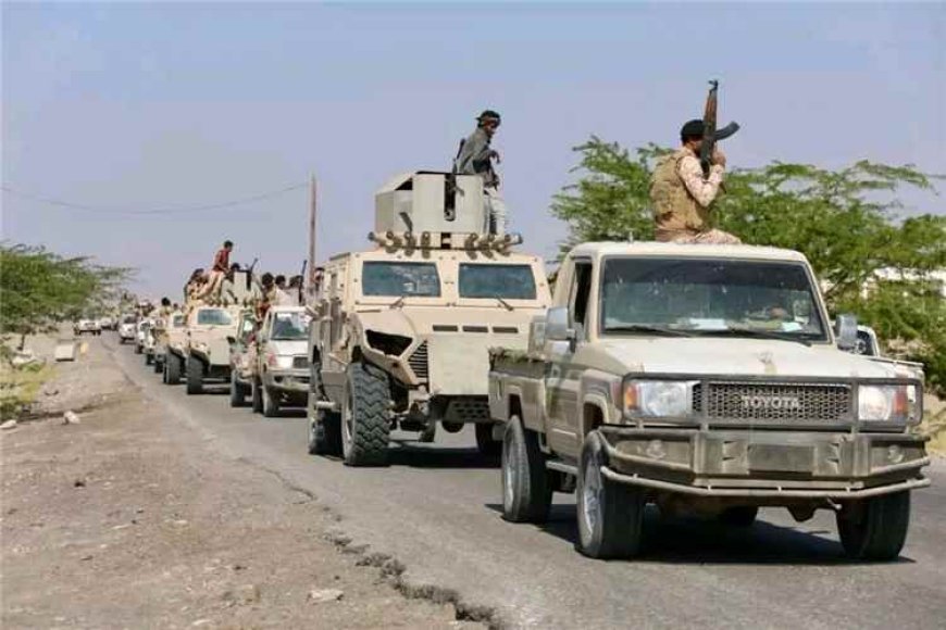 المحرّمي يوجّه بتعزيزات عسكرية إلى جبهة المضاربة بلحج