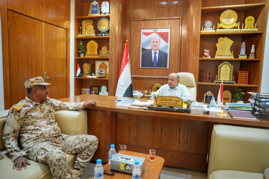 الخنبشي يتابع إجراءات تنظيم القوى البشرية الأمنية في وادي وصحراء حضرموت حضرموت