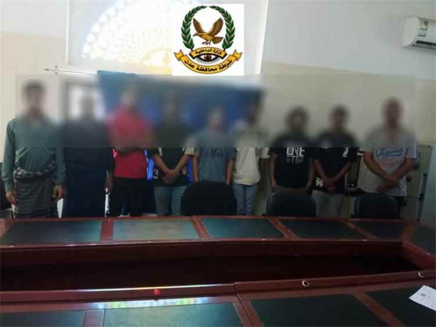أمن عدن يطيح بعناصر مرتبطة بالحـ.ـوثيين ويحيلهم للتحقيق