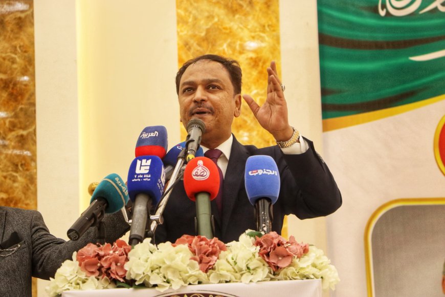 فادي باعوم يوجه رسائل سياسية من المكلا ويدعو إلى توحيد الصف الحضرمي